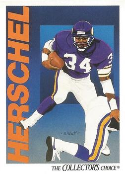 Herschel Walker Minnesota Vikings 1991 Upper Deck NFL Checklist #99